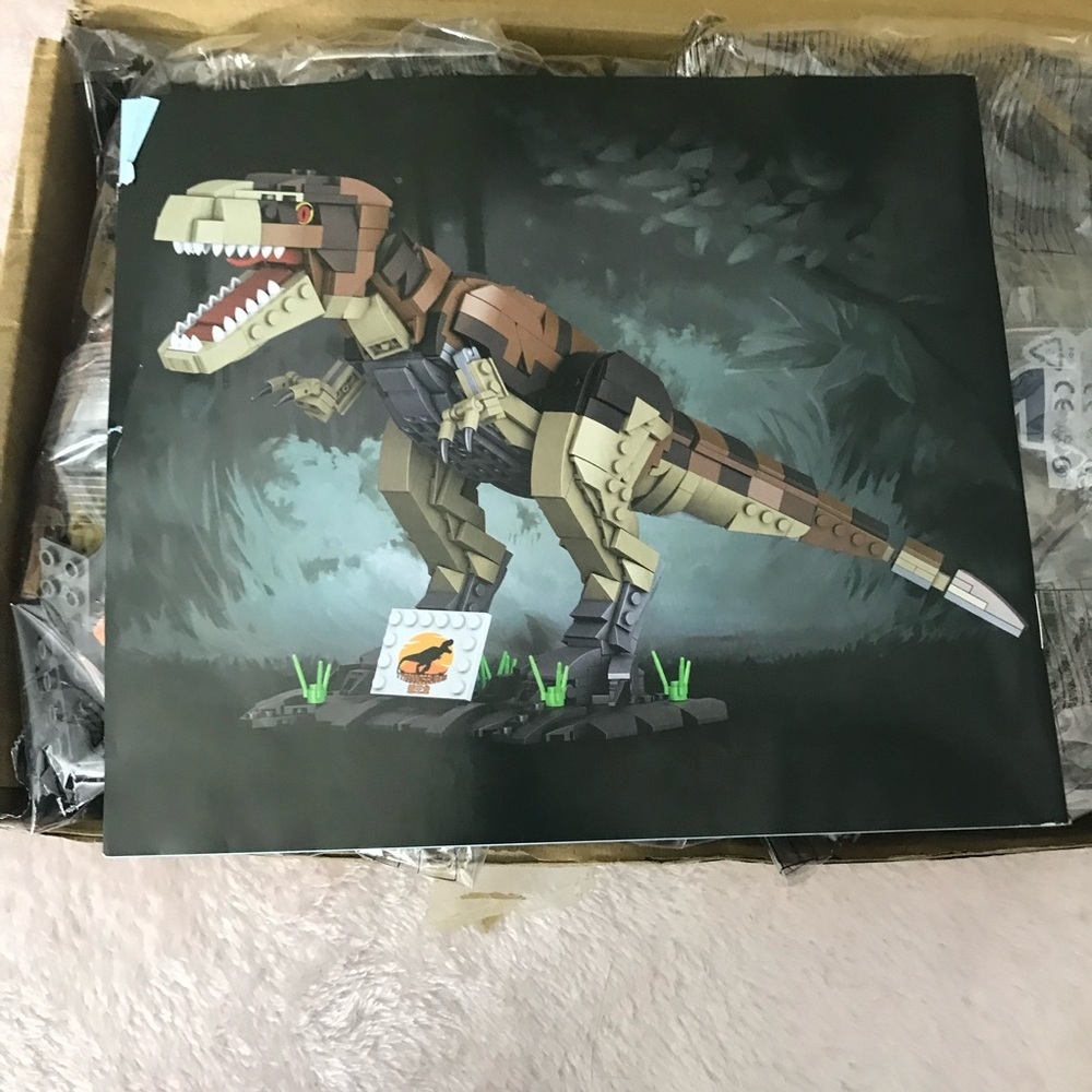 Dinosaur Building Blocks Beiouya Building Block Toys Dinosaur NEW - Picture 5 of 11